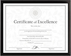 Dax - Black Document Holders-Certificate/Document - 11" High x 8-1/2" Wide - A1 Tooling