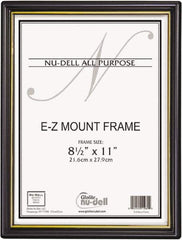 Nudell - 18 Piece Black/Gold Document Holders-Certificate/Document - 11" High x 8-1/2" Wide - A1 Tooling