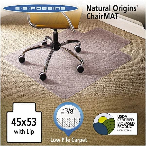 ES Robbins - 53" Long x 45" Wide, Chair Mat - Rectangular, Straight Edge Style - A1 Tooling