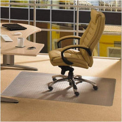 Floortex - 48" Long x 60" Wide, Chair Mat - Rectangular, Straight Edge Style - A1 Tooling