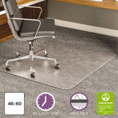 Deflect-o - 60" Long x 46" Wide, Chair Mat - Rectangular, Beveled Edge Style - A1 Tooling