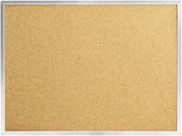 Mead - 24" Wide x 18" High Open Cork Bulletin Board - Natural (Color) - A1 Tooling