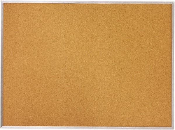 Mead - 96" Wide x 48" High Open Cork Bulletin Board - Natural (Color) - A1 Tooling