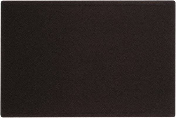 Quartet - 36" Wide x 24" High Cork Bulletin Board - Fabric, Black - A1 Tooling