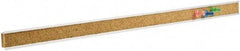 Quartet - 36" Wide x 1" High Cork Bulletin Bar - Brown - A1 Tooling