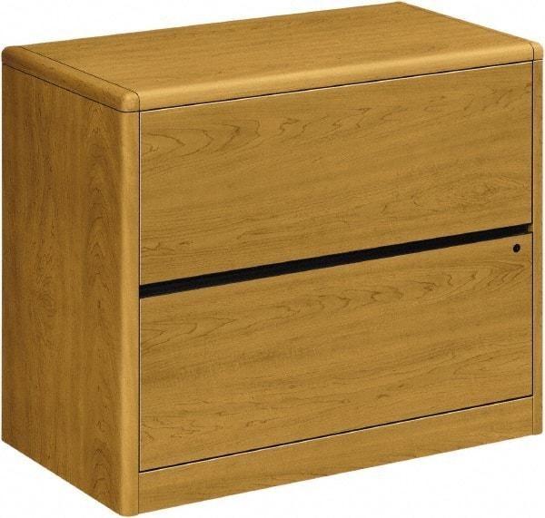 Hon - 36" Wide x 29-1/2" High x 20" Deep, 2 Drawer Lateral File - Laminate, Harvest - A1 Tooling