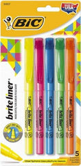 Bic - Assorted Colors Highlighter - Chisel Tip, Water Base Ink - A1 Tooling