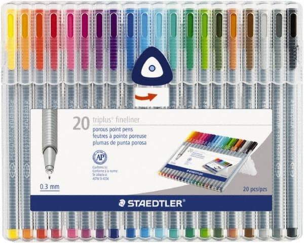 Staedtler - Assorted Colors Marker - Ultra Fine Tip, Water Base Ink - A1 Tooling