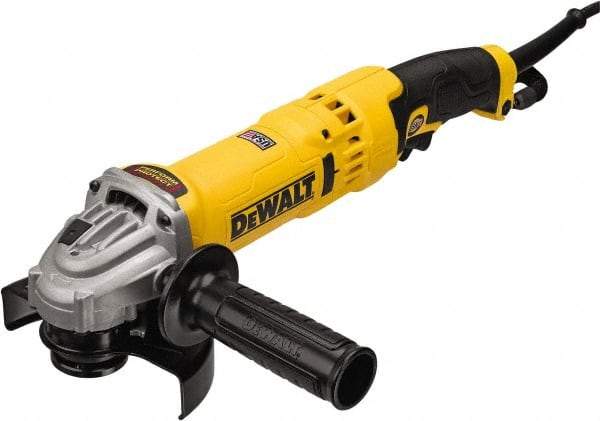 DeWALT - 4-1/2 & 5" Wheel Diam, 11,000 RPM, Corded Angle & Disc Grinder - 5/8-11 Spindle - A1 Tooling