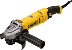 DeWALT - 4-1/2 & 5" Wheel Diam, 11,000 RPM, Corded Angle & Disc Grinder - 5/8-11 Spindle - A1 Tooling