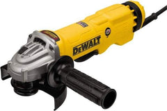 DeWALT - 4-1/2 & 5" Wheel Diam, 11,000 RPM, Corded Angle & Disc Grinder - 5/8-11 Spindle - A1 Tooling