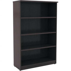 ALERA - Bookcases Height (Inch): 55 Color: Espresso - A1 Tooling