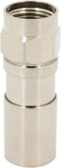 Ideal - Straight, RTQ Compression Coaxial Connector - Compatible with RG6 - A1 Tooling