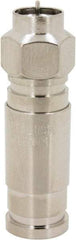 Ideal - Straight, F Type Compression Coaxial Connector - Compatible with RG11 - A1 Tooling