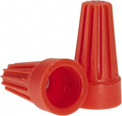 Ideal - 2, 18 to 2, 14 AWG, 600 Volt, Flame Retardant, Standard Twist on Wire Connector - Orange, 221°F - A1 Tooling