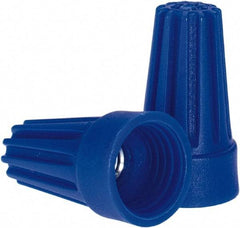 Ideal - 3, 20 to 3, 16 AWG, 300 Volt, Flame Retardant, Standard Twist on Wire Connector - Blue, 221°F - A1 Tooling