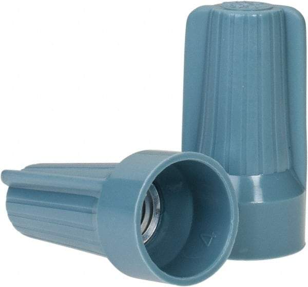 Ideal - 2, 12 to 2, 6 AWG, 600 Volt, Flame Retardant, Standard Twist on Wire Connector - Blue & Gray, 221°F - A1 Tooling