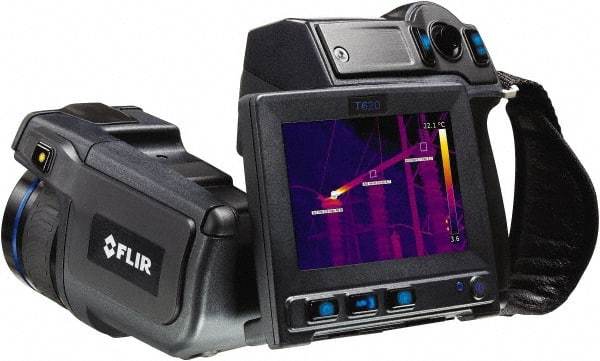 FLIR - -40 to 1,202°F (-40 to 650°C) Thermal Imaging IR Camera - 4.3" Color LCD Display, 1000 Image Storage Capacity, 640 x 480 Resolution - A1 Tooling