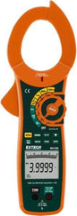 Extech - MA1500, CAT IV, Digital True RMS Auto Ranging Clamp Meter with 2" Clamp On Jaws - 750 VAC, 1000 VDC, 1500 AC/DC Amps, Measures Voltage, Capacitance, Current, Frequency, Resistance - A1 Tooling