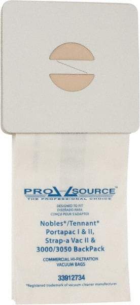 PRO-SOURCE - Meltblown Polypropylene & Paper Vacuum Bag - For Nobles Portapac I & II / Nobles Strap-A-Vac II/Tennant 3000/3050 Backpacks - A1 Tooling