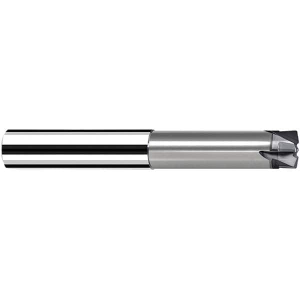 Fraisa - 6mm Diam Solid Carbide Single End 4 Flute High-Feed End Mill - A1 Tooling