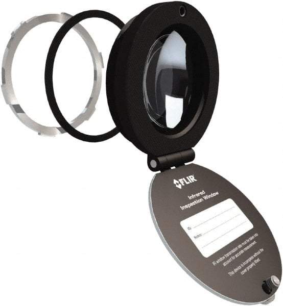 FLIR - 75mm (2.95\x94) Diam, Infrared Viewing Window - 3,739mm (5.79") View Area, 26.86mm (1.05") Thickness, Use with Thermal Imagers - A1 Tooling