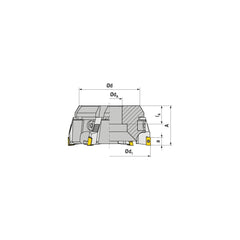 Milling Cartridges & Cassettes; Compatible Insert Style: AP..; Series: A260; Compatible Insert Size Code: 1003; Insert Inscribed Circle (Inch): 0.2618 in; Toolholder Style: 210-10; Type: Cassette; Cutting Direction: Right Hand; Tool Application: Milling;