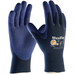 ‎34-244/M MaxiFlex Seamless Knits - MaxiFlex Elite - 18G Bl. Nylon Shell - MicroFoam Nitrile Dot