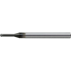 Ball End Mill: 2 Flute, Solid Carbide 60 mm OAL, UDC Coated, Series UDCLBHF