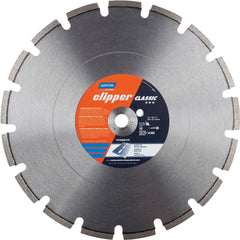 Wet & Dry Cut Saw Blade: 24″ Dia, 1″ Arbor Hole, 0.155″ Kerf Width, 42 Teeth High Speed Steel Teeth, Use on Concrete, Standard Arbor