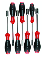 7 Piece - 3/16 - 1/2 - SoftFinish® Cushion Grip Inch Nut Driver Set - A1 Tooling