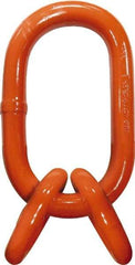 CM - 100 Grade Powder Coated Steel Oblong Link Assembly - 1-1/4" Diameter, 39,000 Lb Load Limit - A1 Tooling