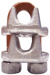 CM - 1/2" Piggyback Wedge Socket Clip - 1/2 - 13, 1.19" Between Centers, Galvanized - A1 Tooling