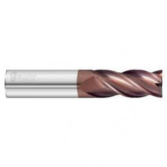 3/8 Dia. x 3 Overall Length 4-Flute .010 C/R Solid Carbide SE End Mill-Round Shank-Center Cut-FC20 - A1 Tooling