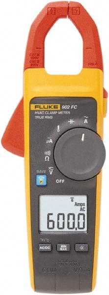 Fluke - 902 FC, CAT IV, CAT III, Digital True RMS HVAC Clamp Meter with 1.1811" Clamp On Jaws - A1 Tooling