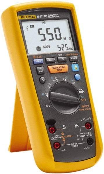 Fluke - 7 Piece, Digital Multimeter Kit - 1,000 Volt Max - A1 Tooling