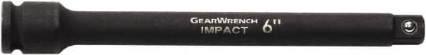 GearWrench - 1/4" Drive Impact Socket Extension - 2" OAL, Black Finish - A1 Tooling