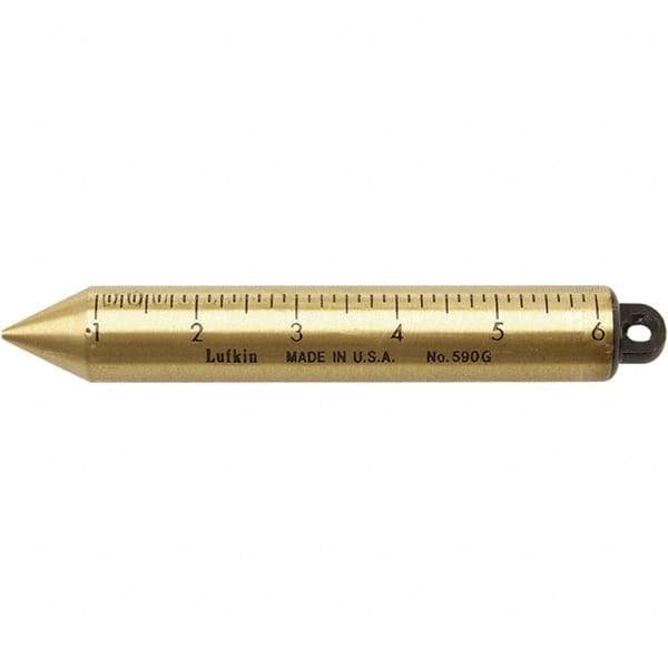 Lufkin - Plumb Bobs Weight (oz.): 20.00 Material: Brass - A1 Tooling