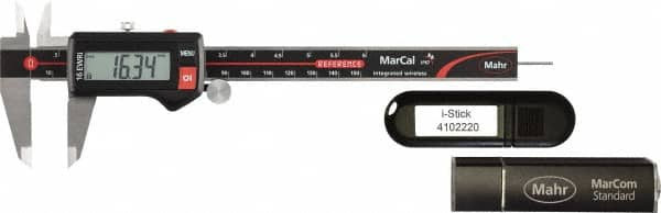 Mahr Federal - 0 to 150mm Range, 0.01mm Resolution, IP67 Electronic Caliper - Stainless Steel with 40mm Jaws, SPC Output - A1 Tooling