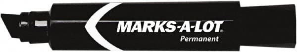 Marks-A-Lot - Black Permanent Marker - Chisel Tip, AP Nontoxic Ink - A1 Tooling