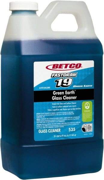 Betco - 2 L Plastic Bottle Pleasant Glass Cleaner - Concentrated, Use on Glass Surfaces - A1 Tooling