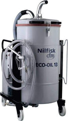 Nilfisk - 48 Gal, Painted Steel Tank, Wet, Machine Shop Vacuum Cleaner - 14.1 Amps - A1 Tooling