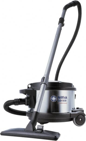 Nilfisk - 4 Gal, Steel Tank, Dry, HEPA Vacuum Cleaner - 8.7 Amps - A1 Tooling