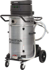 Nilfisk - 14 Gal, Painted Steel Tank, Dry, Machine Shop Vacuum Cleaner - 13.3 Amps - A1 Tooling