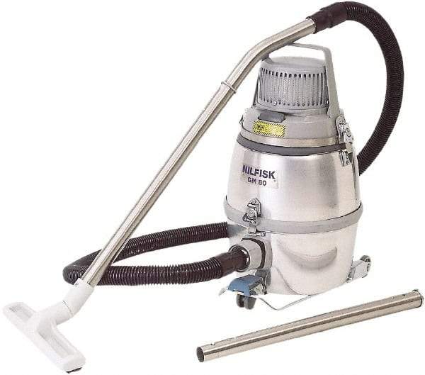 Nilfisk - 3.24 Gal, Aluminum Tank, Dry, Clean Room Vacuum Cleaner - 1.5 hp, 10 Amps - A1 Tooling