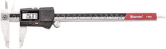 Starrett - 0 to 200mm Range, 0.01mm Resolution, Electronic Caliper - Stainless Steel with 1-1/2" Stainless Steel Jaws, 0.02mm Accuracy - A1 Tooling