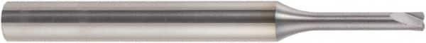 Niagara Cutter - 3/32", 2 Flute, Single End, Solid Carbide, 0.0111" Corner Radius End Mill - 2" OAL, 0° Helix, 0.15mm LOC - A1 Tooling