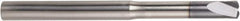 Niagara Cutter - 1/4", 2 Flute, Single End, Solid Carbide, 0.0322" Corner Radius End Mill - 3-1/2" OAL, 0° Helix, 0.36mm LOC - A1 Tooling