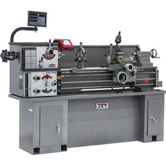 Jet - 13" Swing, 43" Between Centers, 230 Volt, Single Phase Bench Lathe - 2 hp, 70 to 2,000 RPM, 1-3/8" Bore Diam, 30" Deep x 28-1/2" High x 79" Long - A1 Tooling