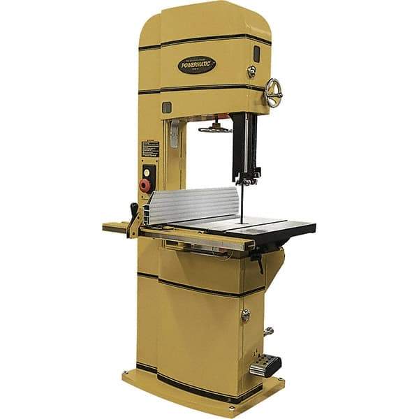 Powermatic - 18" Throat Capacity, Step Pulley Vertical Bandsaw - 2,300/4,400 SFPM, 5 hp, Single Phase - A1 Tooling